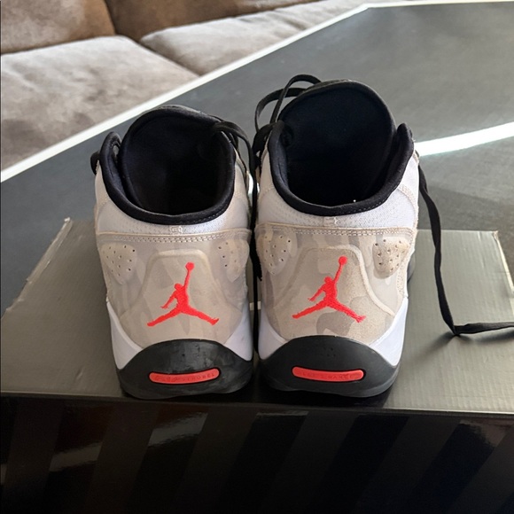 Jordan Zion 2 High-Top Sneakers in Black and Cream - Picture 3 of 4